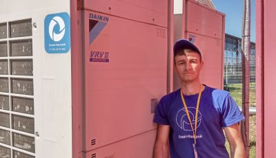 Монтаж мультизональной VRF системы в с. Гостагаевской